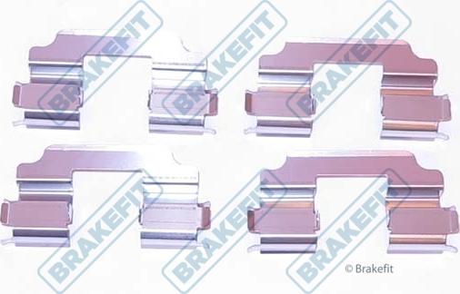 APEC BKT1087 - Set accesorii, placute frana allinparts.ro