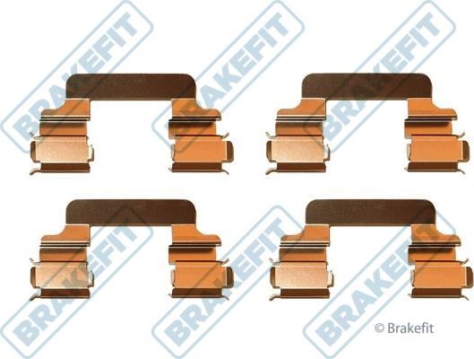 APEC BKT1039 - Set accesorii, placute frana - allinparts.ro