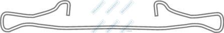 APEC BKT1035 - Set accesorii, placute frana allinparts.ro