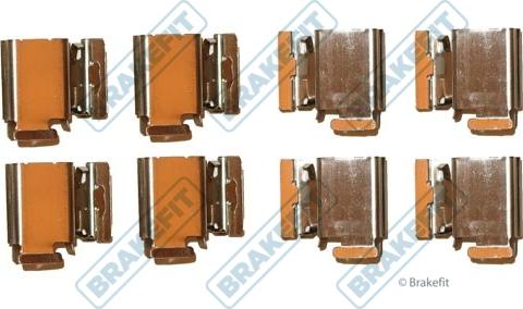 APEC BKT1031 - Set accesorii, placute frana allinparts.ro
