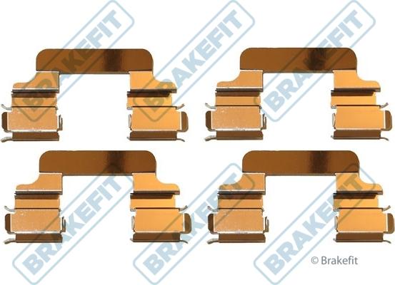APEC BKT1029 - Set accesorii, placute frana allinparts.ro