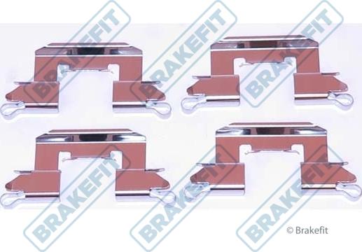 APEC BKT1075 - Set accesorii, placute frana - allinparts.ro