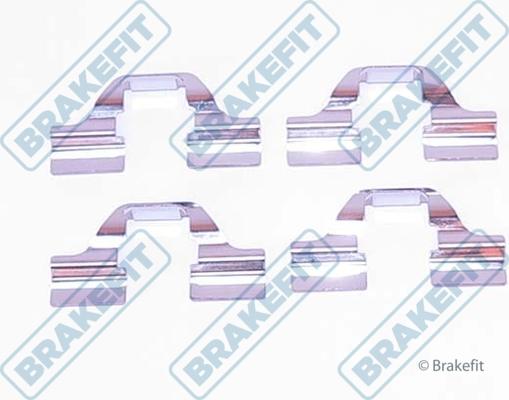 APEC BKT1078 - Set accesorii, placute frana - allinparts.ro