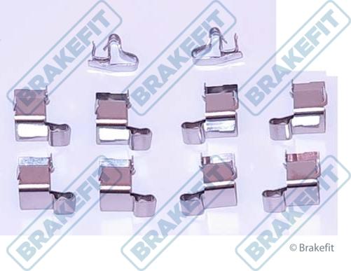 APEC BKT1190 - Set accesorii, placute frana allinparts.ro