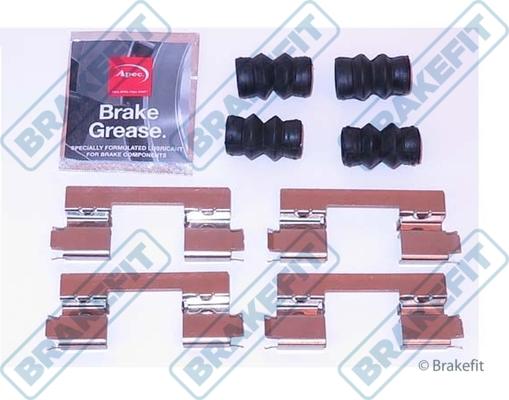 APEC BKT1149 - Set accesorii, placute frana allinparts.ro
