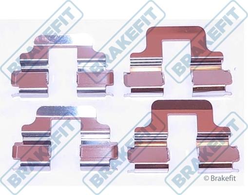 APEC BKT1140 - Set accesorii, placute frana allinparts.ro