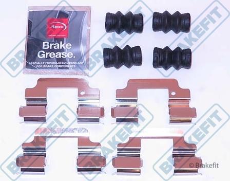 APEC BKT1141 - Set accesorii, placute frana allinparts.ro
