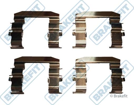 APEC BKT1148 - Set accesorii, placute frana allinparts.ro