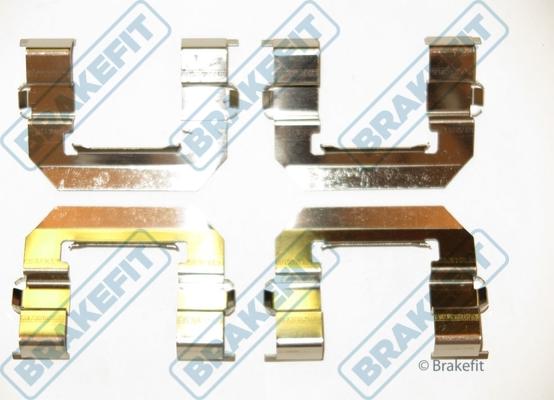 APEC BKT1143 - Set accesorii, placute frana allinparts.ro