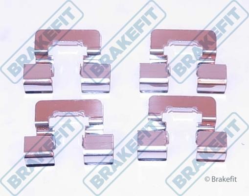 APEC BKT1155 - Set accesorii, placute frana allinparts.ro