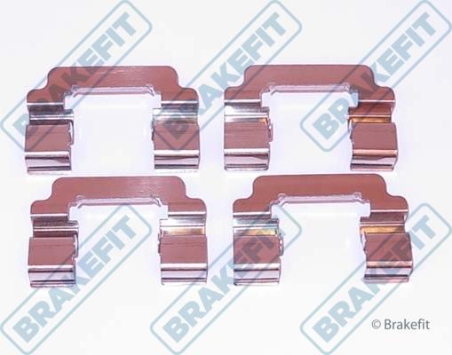 APEC BKT1156 - Set accesorii, placute frana allinparts.ro