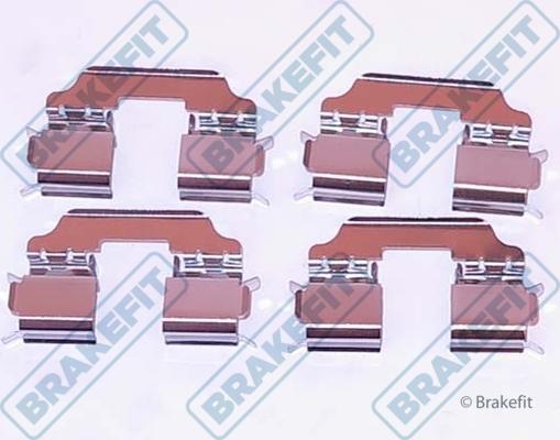 APEC BKT1150 - Set accesorii, placute frana allinparts.ro