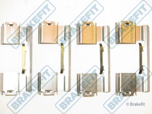 APEC BKT1160 - Set accesorii, placute frana allinparts.ro