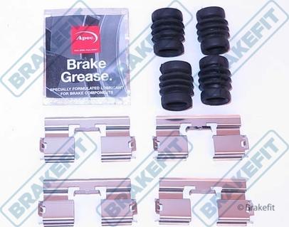 APEC BKT1161 - Set accesorii, placute frana allinparts.ro