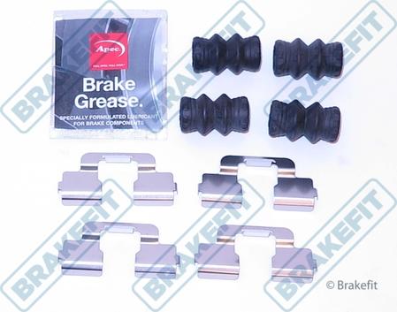 APEC BKT1163 - Set accesorii, placute frana allinparts.ro