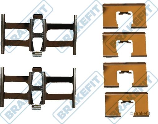 APEC BKT1105 - Set accesorii, placute frana allinparts.ro