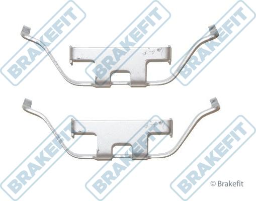 APEC BKT1101 - Set accesorii, placute frana allinparts.ro