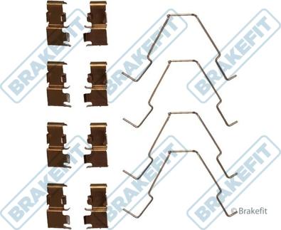 APEC BKT1108 - Set accesorii, placute frana allinparts.ro