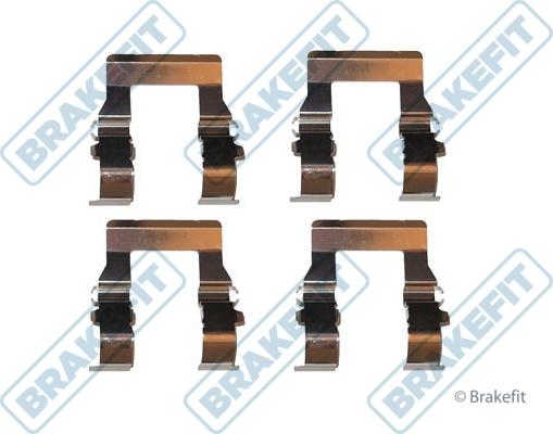 APEC BKT1107 - Set accesorii, placute frana - allinparts.ro