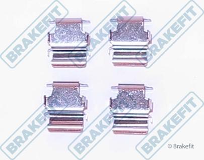 APEC BKT1111 - Set accesorii, placute frana allinparts.ro