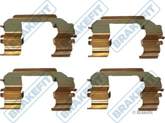 APEC BKT1118 - Set accesorii, placute frana - allinparts.ro