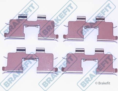 APEC BKT1184 - Set accesorii, placute frana - allinparts.ro