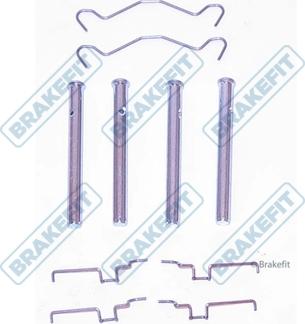 APEC BKT1188 - Set accesorii, placute frana - allinparts.ro