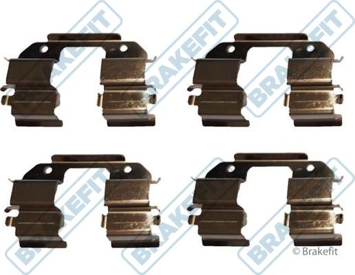 APEC BKT1187 - Set accesorii, placute frana - allinparts.ro