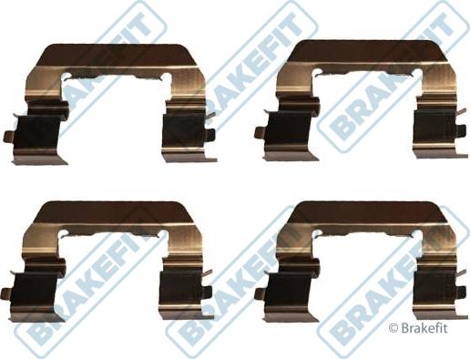 APEC BKT1139 - Set accesorii, placute frana - allinparts.ro