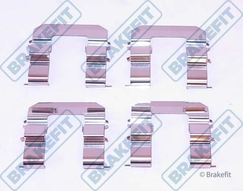 APEC BKT1130 - Set accesorii, placute frana allinparts.ro