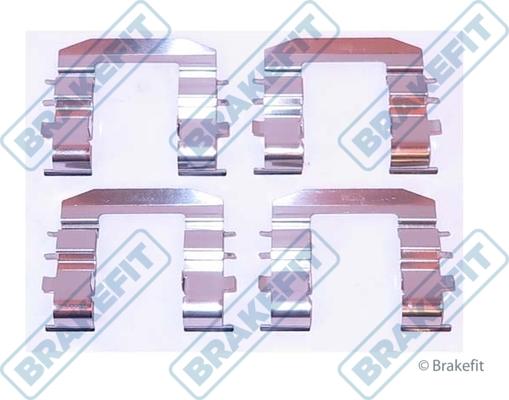 APEC BKT1120 - Set accesorii, placute frana allinparts.ro