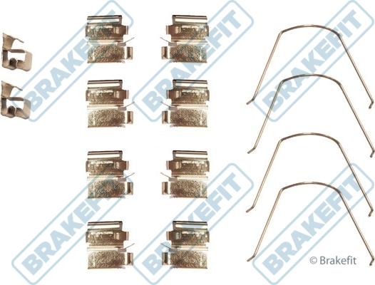 APEC BKT1176 - Set accesorii, placute frana - allinparts.ro