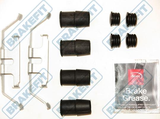 APEC BKT1172 - Set accesorii, placute frana - allinparts.ro
