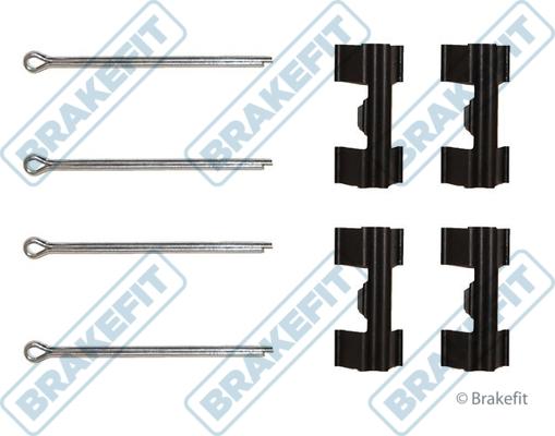 APEC BKT1395 - Set accesorii, placute frana allinparts.ro