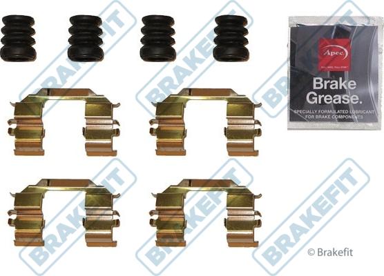 APEC BKT1349 - Set accesorii, placute frana - allinparts.ro
