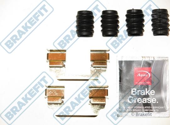 APEC BKT1344 - Set accesorii, placute frana - allinparts.ro