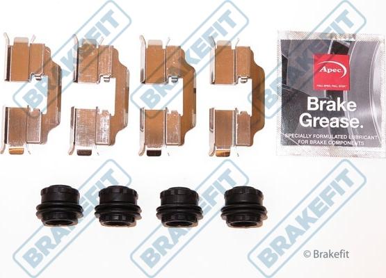 APEC BKT1347 - Set accesorii, placute frana allinparts.ro