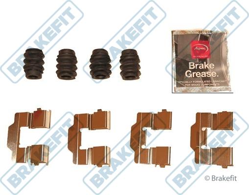 APEC BKT1358 - Set accesorii, placute frana allinparts.ro