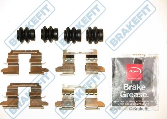 APEC BKT1381 - Set accesorii, placute frana allinparts.ro