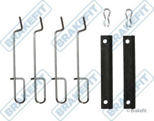 APEC BKT1383 - Set accesorii, placute frana allinparts.ro