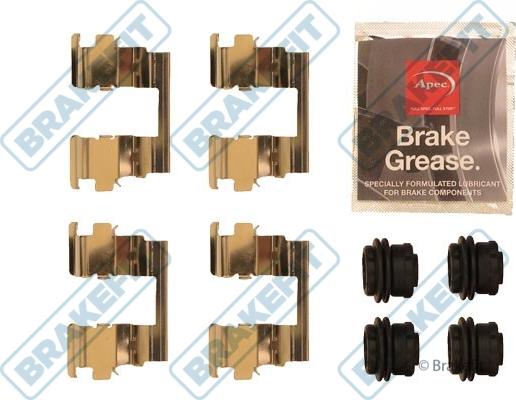 APEC BKT1371 - Set accesorii, placute frana - allinparts.ro
