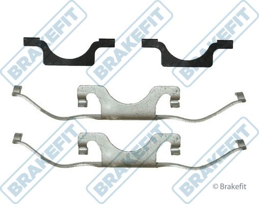APEC BKT1245 - Set accesorii, placute frana - allinparts.ro