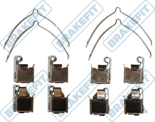 APEC BKT1267 - Set accesorii, placute frana allinparts.ro