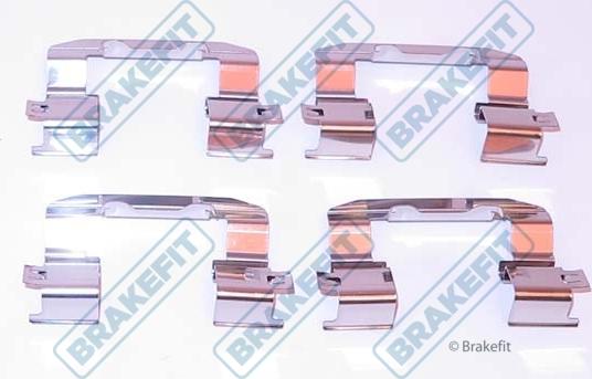 APEC BKT1209 - Set accesorii, placute frana allinparts.ro
