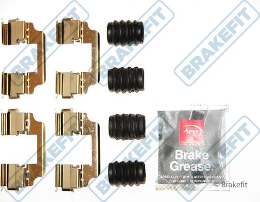 APEC BKT1204 - Set accesorii, placute frana - allinparts.ro