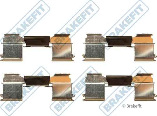APEC BKT1207 - Set accesorii, placute frana - allinparts.ro
