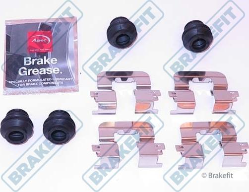 APEC BKT1218 - Set accesorii, placute frana - allinparts.ro