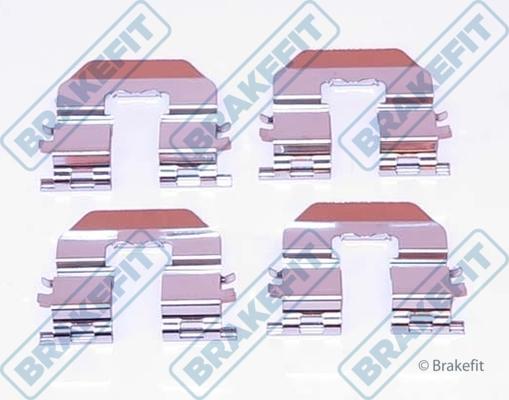 APEC BKT1217 - Set accesorii, placute frana allinparts.ro