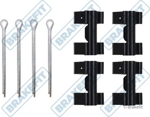 APEC BKT1221 - Set accesorii, placute frana allinparts.ro