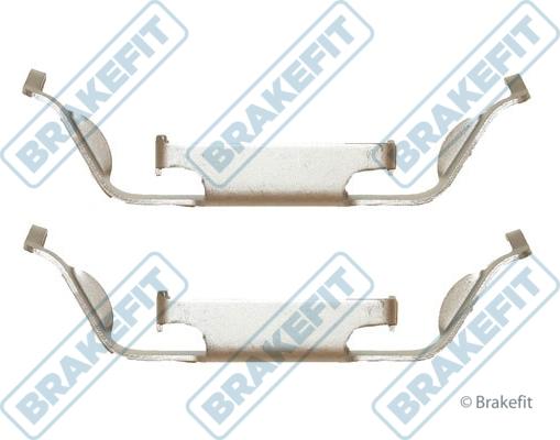APEC BKT1223 - Set accesorii, placute frana - allinparts.ro